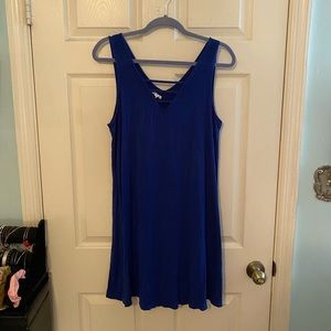 Maurices cobalt blue t-shirt dress